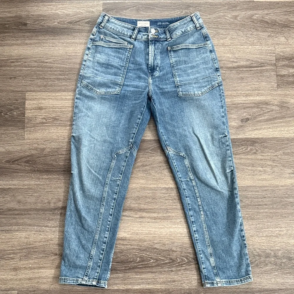 Pilcro x Anthropologie Light Blue The Wanderer Relaxed Fit Jeans Size 29 Denim - Picture 2 of 10